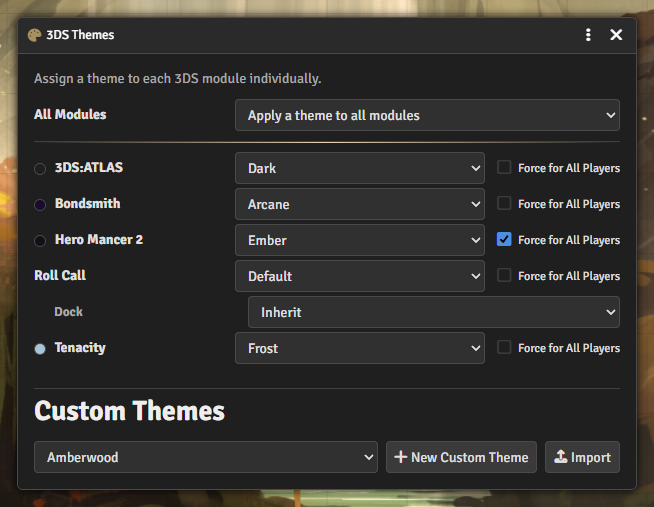 Theme picker
