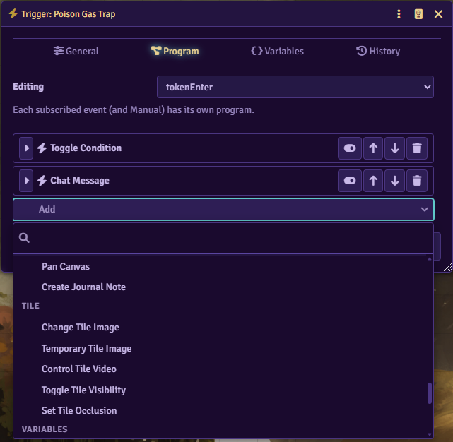 Action Picker