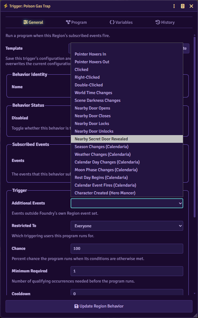 Event Picker