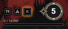 The Level Up button on the character sheet