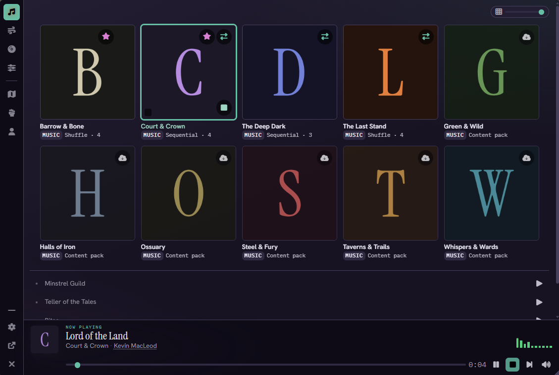 The Minstrel console library