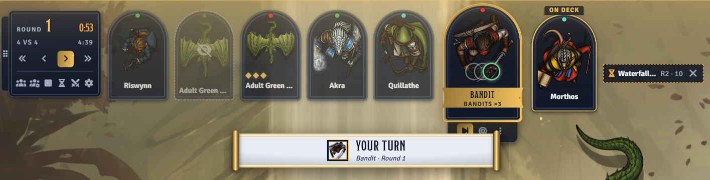 Turn banner